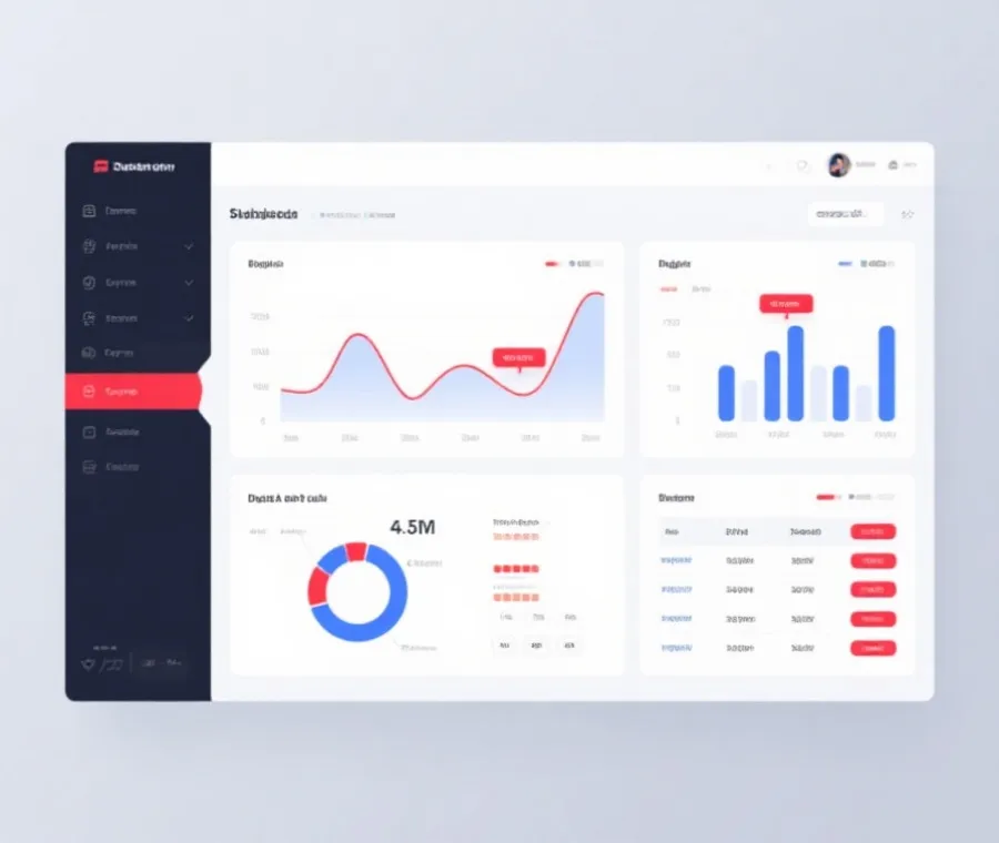 Historical result comparison dashboard illustration